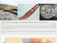 Tablet Screenshot of biologicalwasteexpert.com